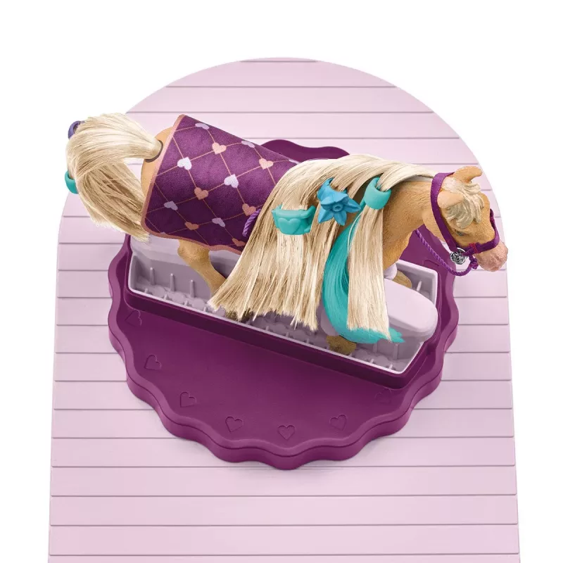 schleich HORSE CLUB Sofia’s Beauties Stacja pielęgnacji koni, Wyczesywana sierść, Konie, 3 lat(a), Wielokolorowy