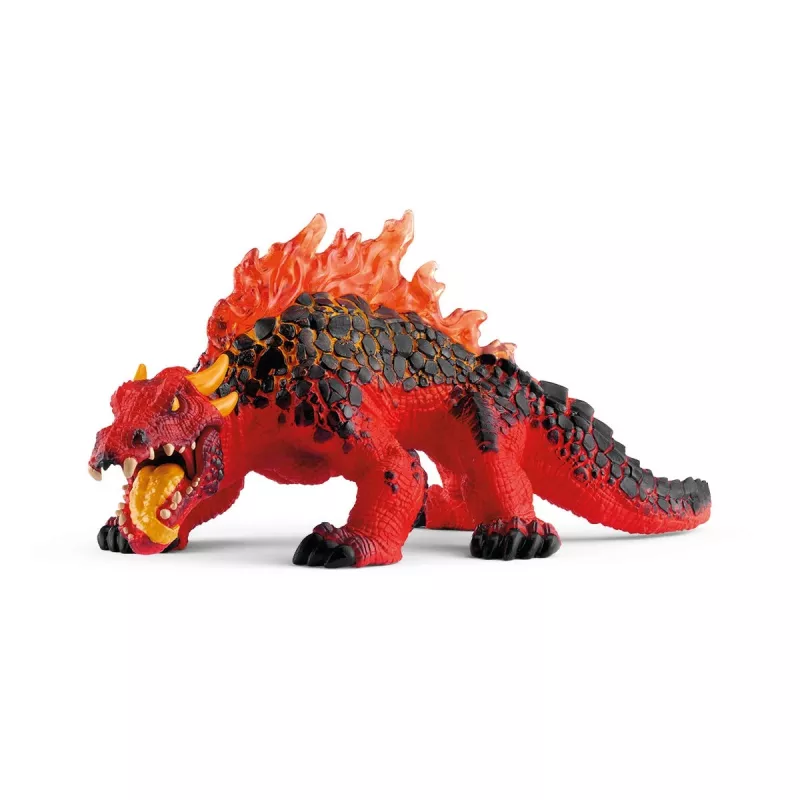 schleich ELDRADOR CREATURES Magma Lizard, 7 lat, Lava World, Potwory i smoki, Czarny, Czerwony, Plastik