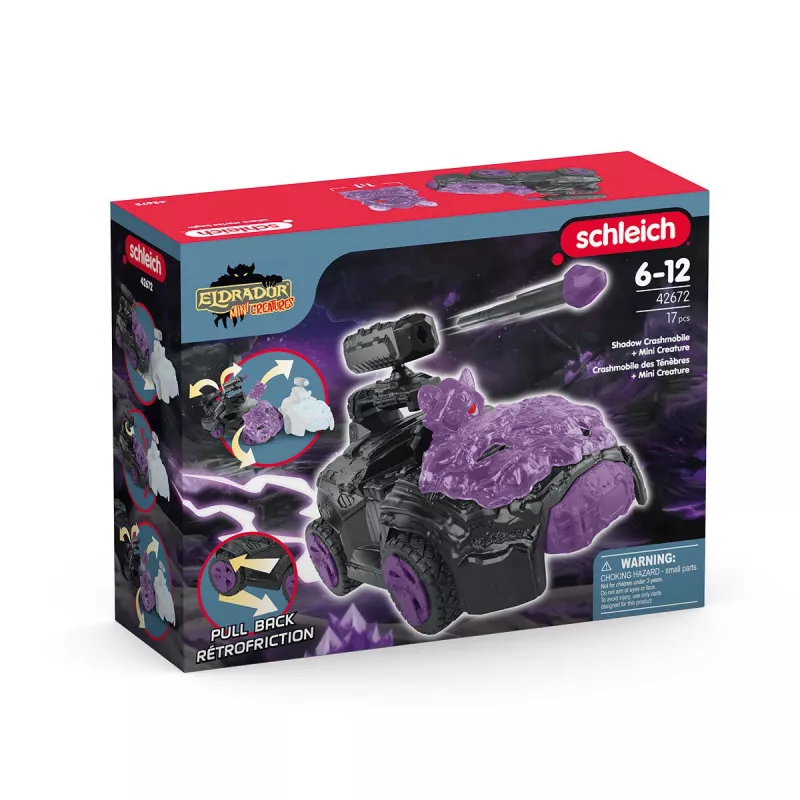Schleich Shadow CrashMobile z Mini Stworkiem Czarno-Fioletowy 42672