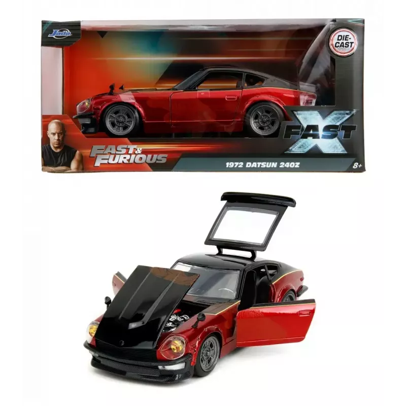 Samochód Jada Toys 253203090 Fast & Furious Metal Plastik Guma Czarny Czerwony