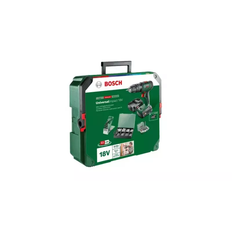 Wiertarka pistoletowa Bosch Universal Impact 18V 1450 RPM 1,3 kg Zielona