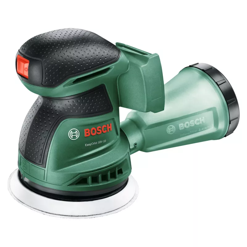 Bosch EasyOrbit 18V-10 (Baretool), szlifierka oscylacyjna, czarna, zielona, tworzywo sztuczne, Niemcy, 23000 OPM, 1 mm