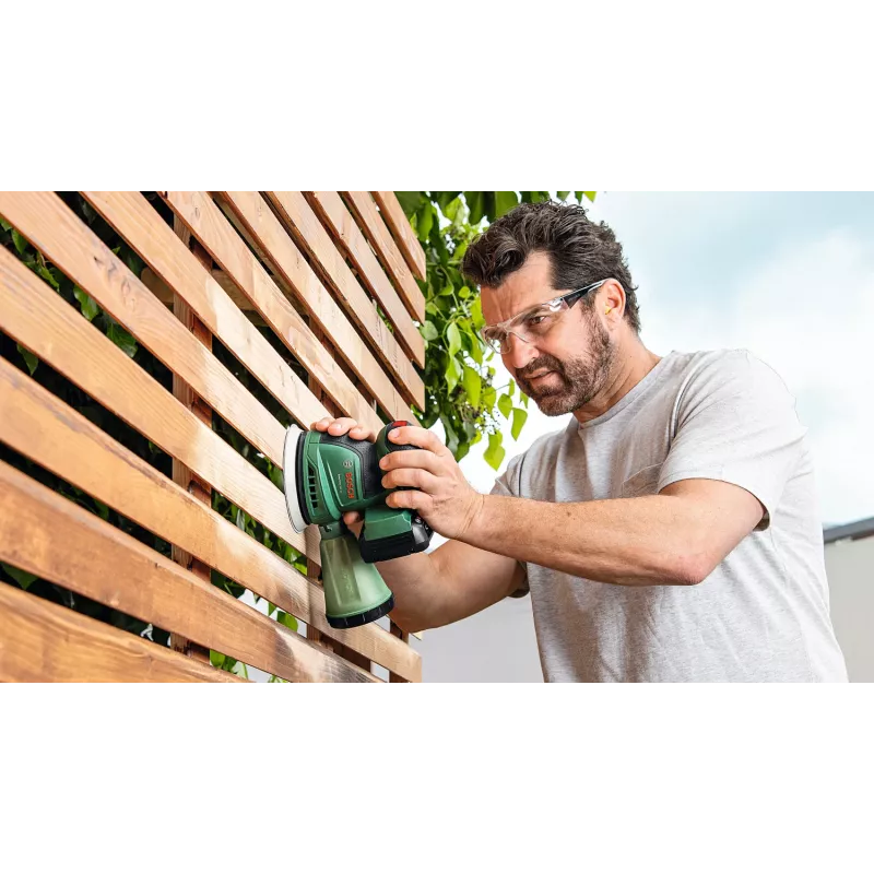 Bosch EasyOrbit 18V-10 (Baretool), szlifierka oscylacyjna, czarna, zielona, tworzywo sztuczne, Niemcy, 23000 OPM, 1 mm