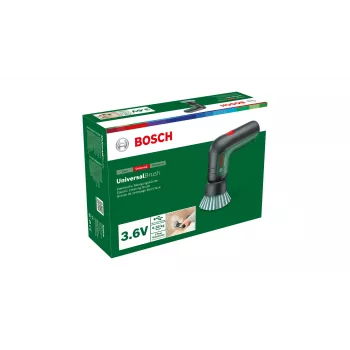Bezprzewodowa szczotka Bosch UniversalBrush (zintegrowana) 3,6 V, czarna, IPX5, akumulatorowa, litowo-jonowa (Li-Ion), 1500 mAh, 3,6 V