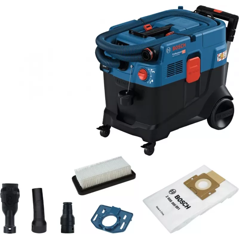Bosch GAS 12-40 MA Professional Odkurzacz cylindryczny 40 L Na sucho i na mokro 1200 W Combi