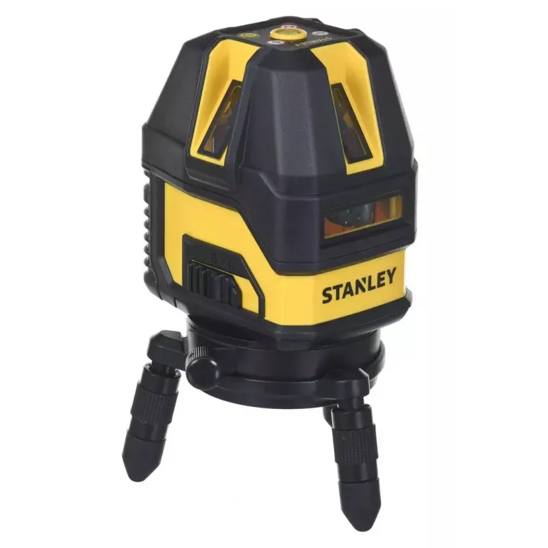 Poziomica laserowa STANLEY Multi-Line STHT77514-1 — czerwony laser, 4 pionowe i 1 pozioma linia