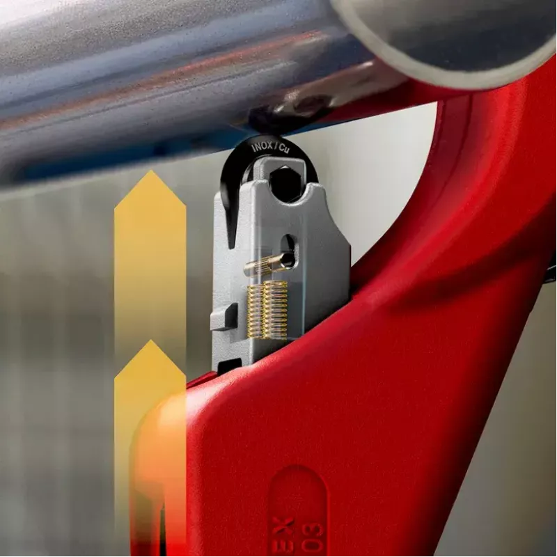 Obcinak do rur Knipex 90 31 03 BK, odpowiedni do mosiądzu, miedzi, stali
