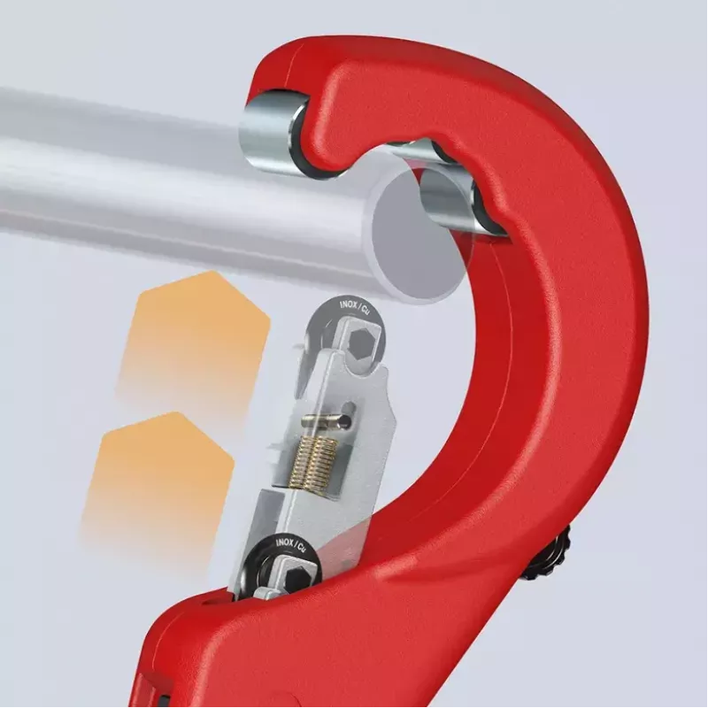 Obcinak do rur Knipex 90 31 03 BK, odpowiedni do mosiądzu, miedzi, stali