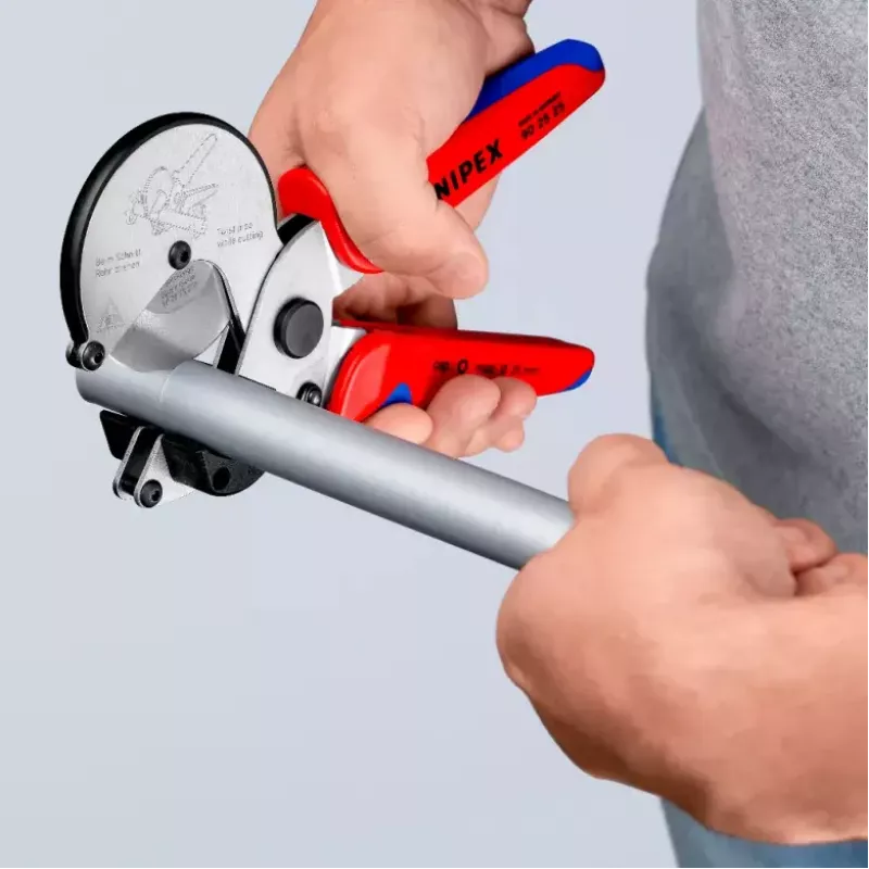 Nożyce do rur Knipex 90 25 25 Aluminium Czarny niebieski czerwony 210 mm