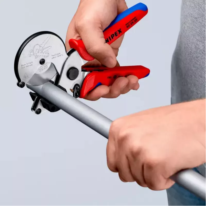 Nożyce do rur Knipex 90 25 25 Aluminium Czarny niebieski czerwony 210 mm