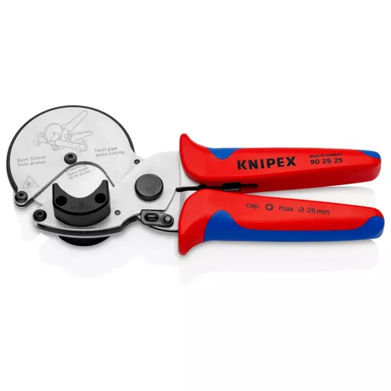 Nożyce do rur Knipex 90 25 25 Aluminium Czarny niebieski czerwony 210 mm