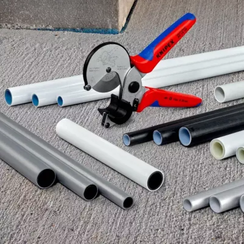 Nożyce do rur Knipex 90 25 25 Aluminium Czarny niebieski czerwony 210 mm