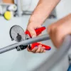 Nożyce do rur Knipex 90 25 25 Aluminium Czarny niebieski czerwony 210 mm