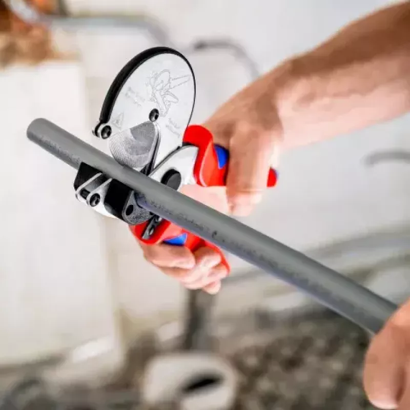 Nożyce do rur Knipex 90 25 25 Aluminium Czarny niebieski czerwony 210 mm