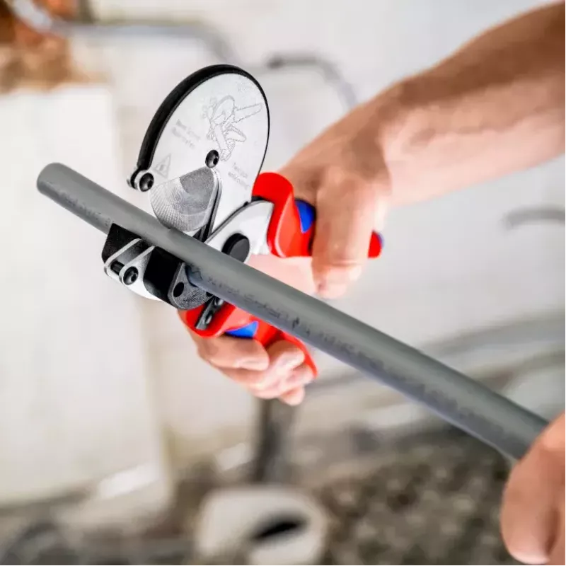 Nożyce do rur Knipex 90 25 25 Aluminium Czarny niebieski czerwony 210 mm