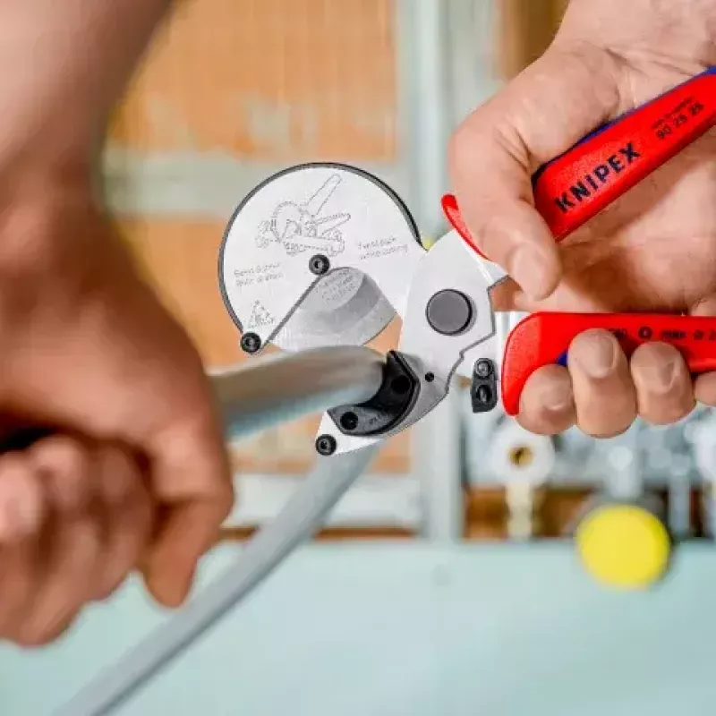 Nożyce do rur Knipex 90 25 25 Aluminium Czarny niebieski czerwony 210 mm