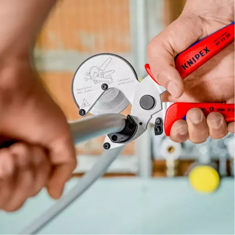 Nożyce do rur Knipex 90 25 25 Aluminium Czarny niebieski czerwony 210 mm