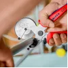 Nożyce do rur Knipex 90 25 25 Aluminium Czarny niebieski czerwony 210 mm