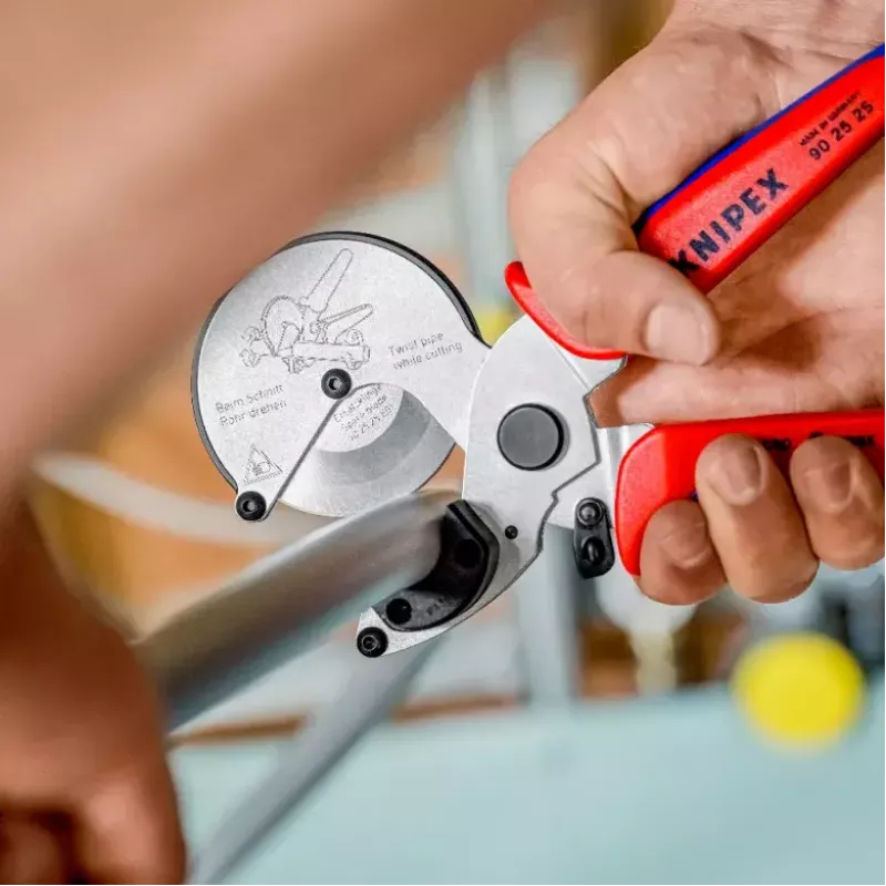Nożyce do rur Knipex 90 25 25 Aluminium Czarny niebieski czerwony 210 mm