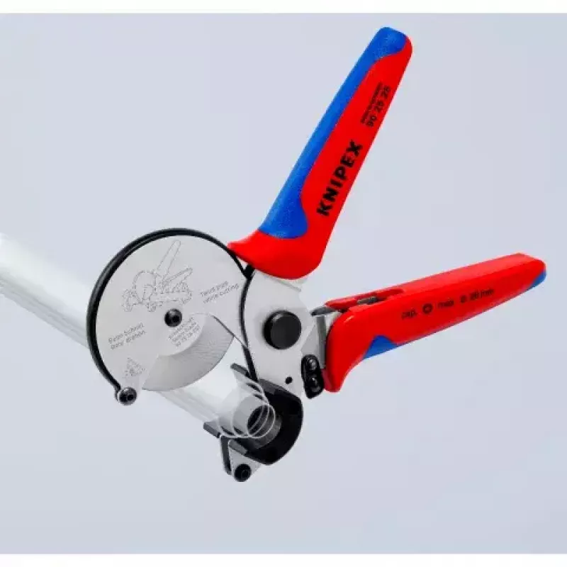 Nożyce do rur Knipex 90 25 25 Aluminium Czarny niebieski czerwony 210 mm
