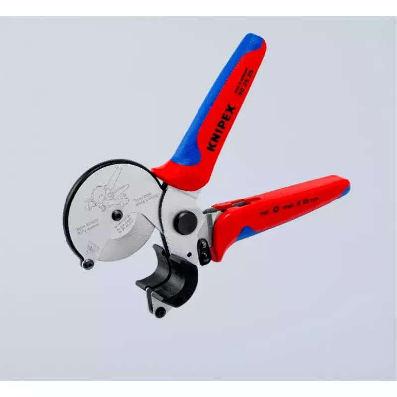 Nożyce do rur Knipex 90 25 25 Aluminium Czarny niebieski czerwony 210 mm