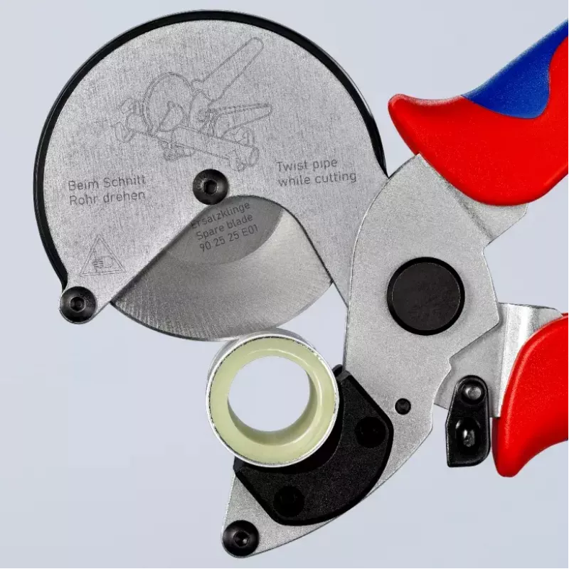 Nożyce do rur Knipex 90 25 25 Aluminium Czarny niebieski czerwony 210 mm