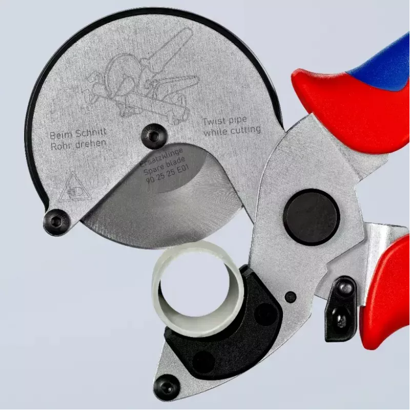 Nożyce do rur Knipex 90 25 25 Aluminium Czarny niebieski czerwony 210 mm