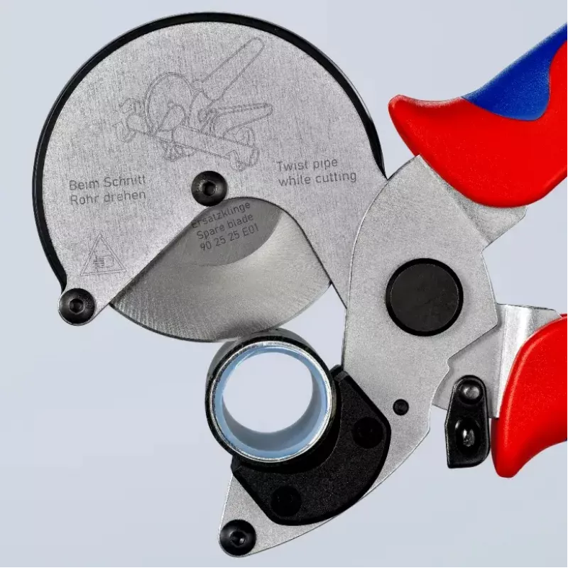 Nożyce do rur Knipex 90 25 25 Aluminium Czarny niebieski czerwony 210 mm