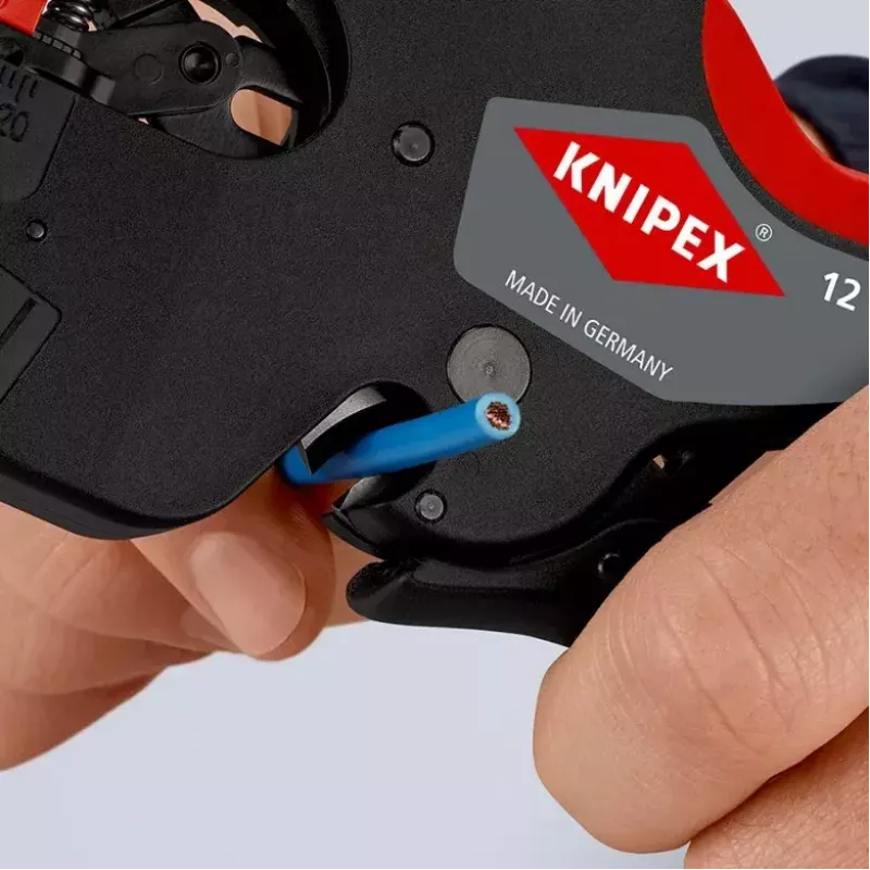 Knipex 12 72 190 szczypce stal tworzywo sztuczne uchwyt czarny czerwony 190 mm