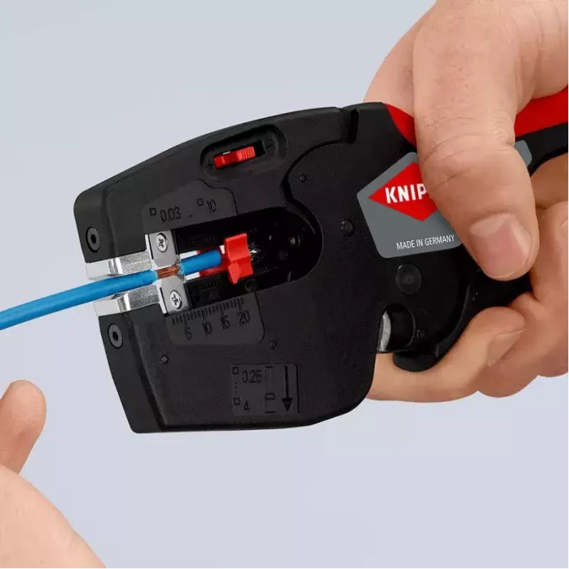 Knipex 12 72 190 szczypce stal tworzywo sztuczne uchwyt czarny czerwony 190 mm