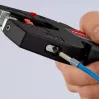 Knipex 12 72 190 szczypce stal tworzywo sztuczne uchwyt czarny czerwony 190 mm