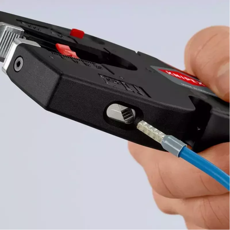 Knipex 12 72 190 szczypce stal tworzywo sztuczne uchwyt czarny czerwony 190 mm