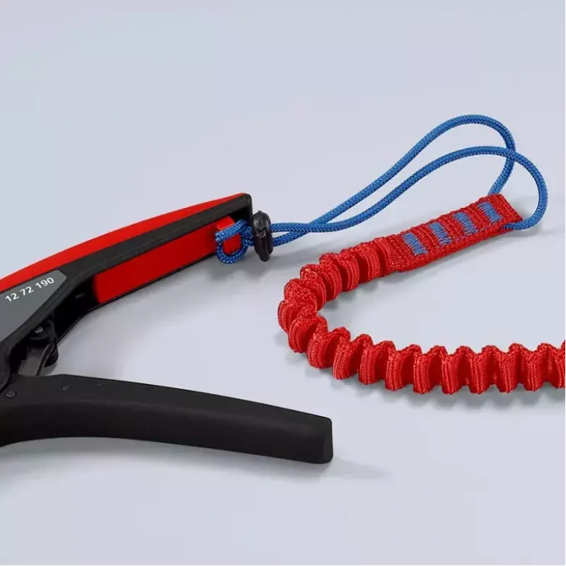 Knipex 12 72 190 szczypce stal tworzywo sztuczne uchwyt czarny czerwony 190 mm