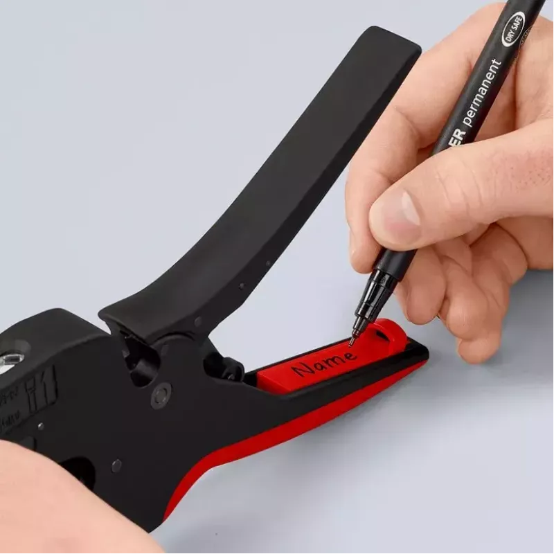 Knipex 12 72 190 szczypce stal tworzywo sztuczne uchwyt czarny czerwony 190 mm