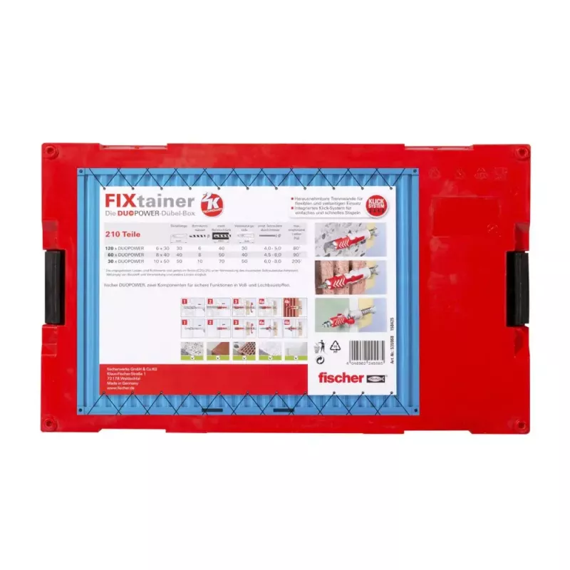 Anchor Fischer FIXtainer - DUOPOWER 535968 FISCHER