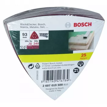 Akcesoria do szlifierki Bosch 2 607 019 500 25 szt.