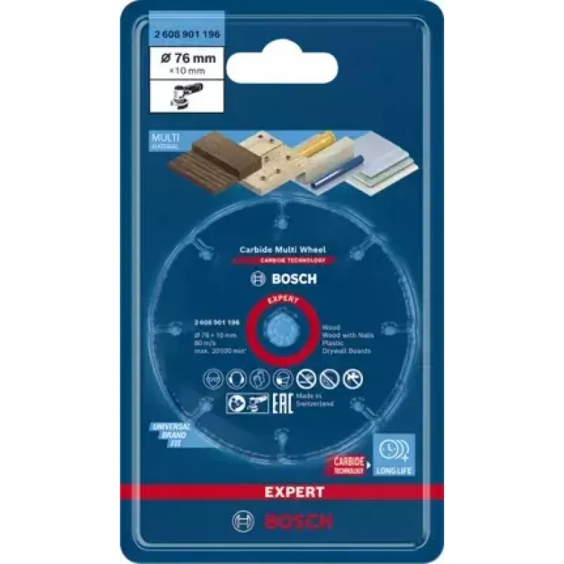 Bosch 2 608 901 196 tarcza tnąca do narzędzi obrotowych szlifowanie/szlifowanie tworzywo sztuczne, drewno