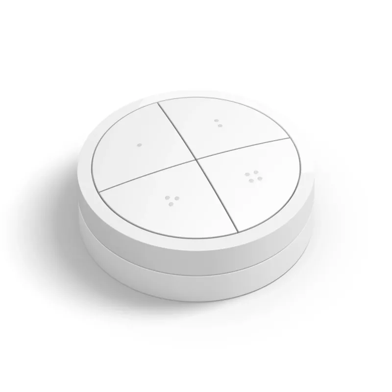 Philips Tap dial switch, Bezprzewodowy, Biały, Wolnostojący/naścienny, IP20, Plastik, IP20