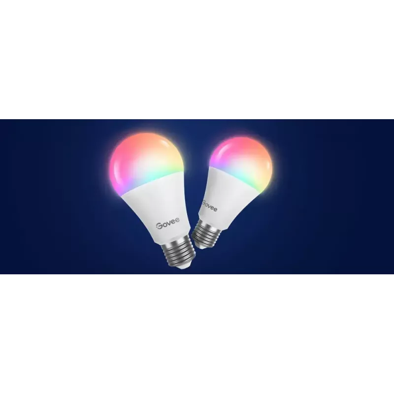 Inteligentna żarówka Govee Smart Wifi&BLE Light Bulb 800 lm — E27, 9 W, Wi‑Fi/Bluetooth, biała