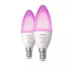 Inteligentna żarówka Philips Hue biały and colour ambience Candle E14, Bluetooth/Zigbee, 5,3 W (zestaw 2 szt.)