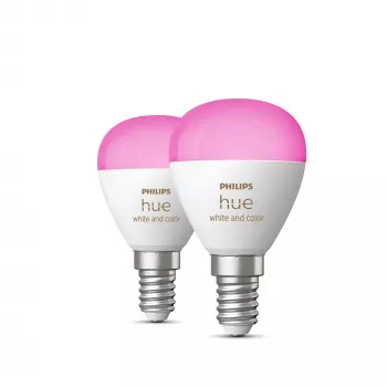 Philips Hue biały and colour ambience Lustre – inteligentna żarówka E14 – (2 szt.)