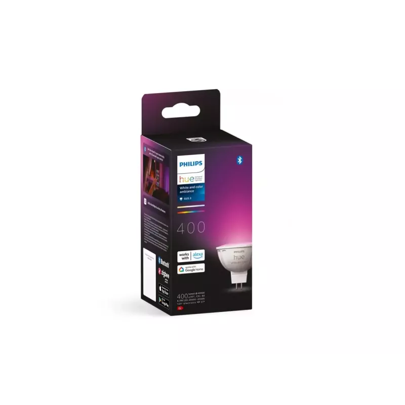 Inteligentny punkt świetlny Philips Hue biały and colour ambience MR16, GU53, 6,3 W, Bluetooth/Zigbee