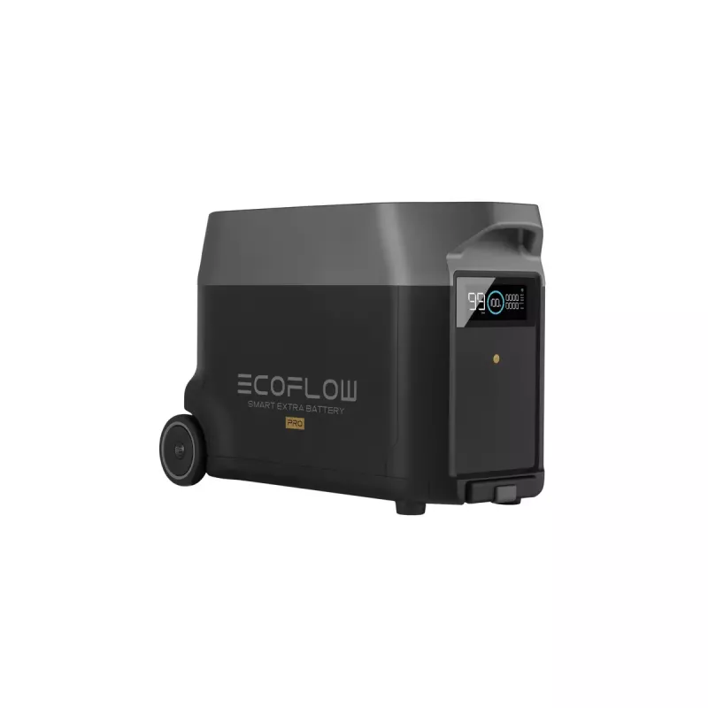 Bateria 3600 Wh do EcoFlow DELTA Pro — 39 kg, 635×285×416 mm, czarny