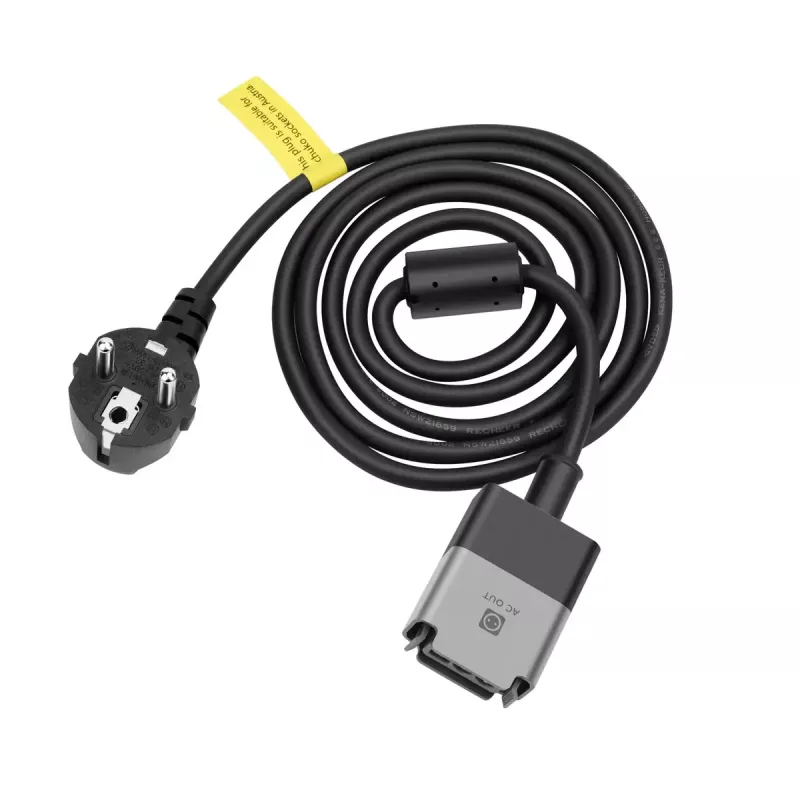 Kabel EcoFlow BKW-AC Czarny 5 m