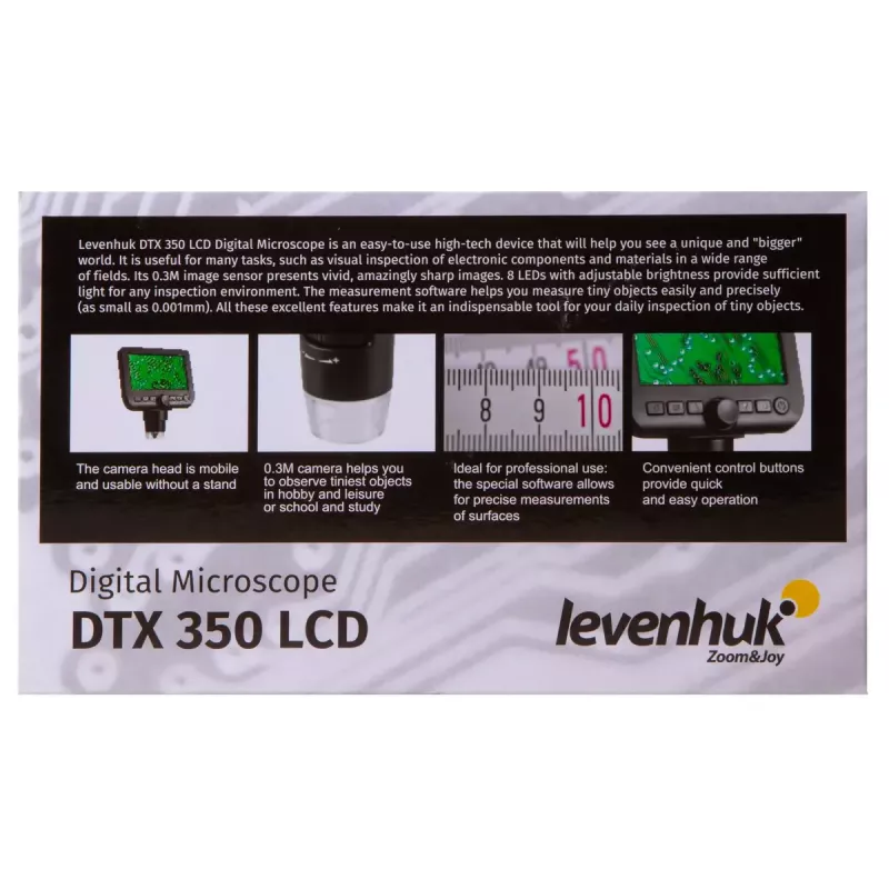 Mikroskop cyfrowy Levenhuk DTX 350 LCD 600x powiększenie