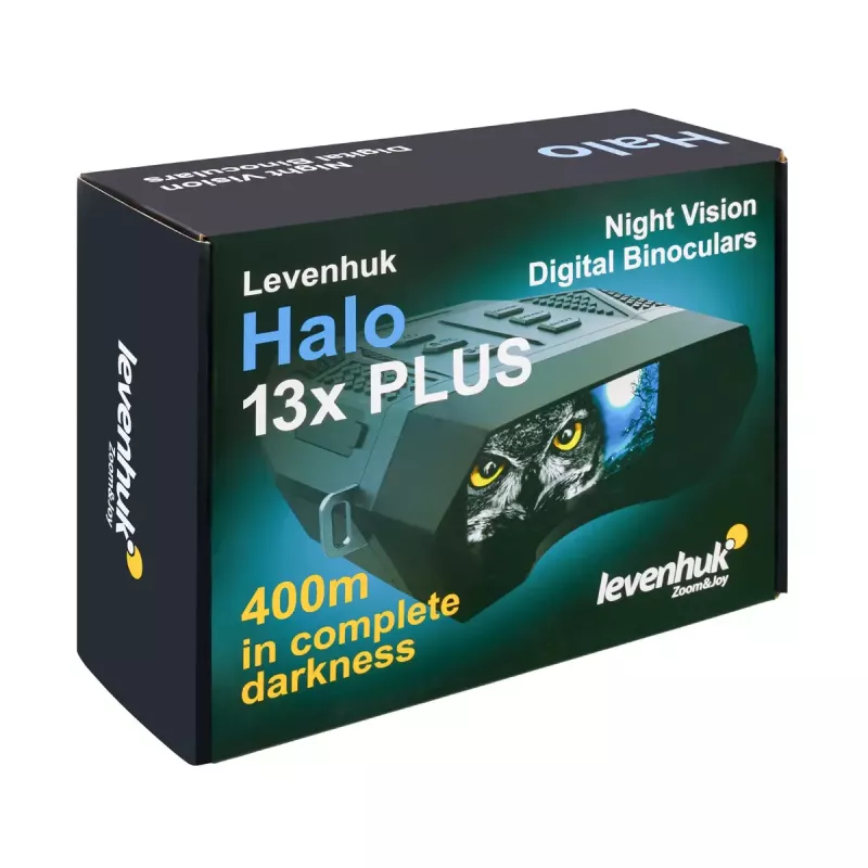 Lornetka Levenhuk Halo 13x Plus 13x powiększenie Czarna