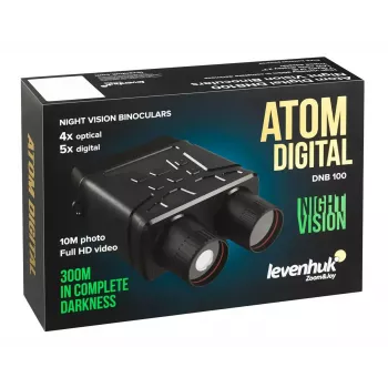 Lornetka noktowizyjna Levenhuk Atom DNB100 cyfrowa, zasięg do 100 m