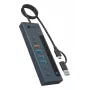 RAIDSONIC ICY BOX Hub 9-w-1 z Power Delivery, USB 3.2 Gen 2 Type-C/Type-A, aluminium, niebieski