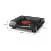 Gramofon Sharp RP-TT100 czarny z napędem bezpośrednim i wyjściem USB do nagrywania cyfrowego