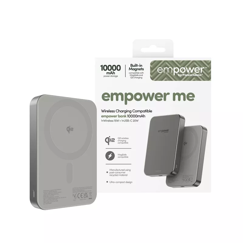 Power Bank PanzerGlass empower by empower Bank 10000mAh Tytan